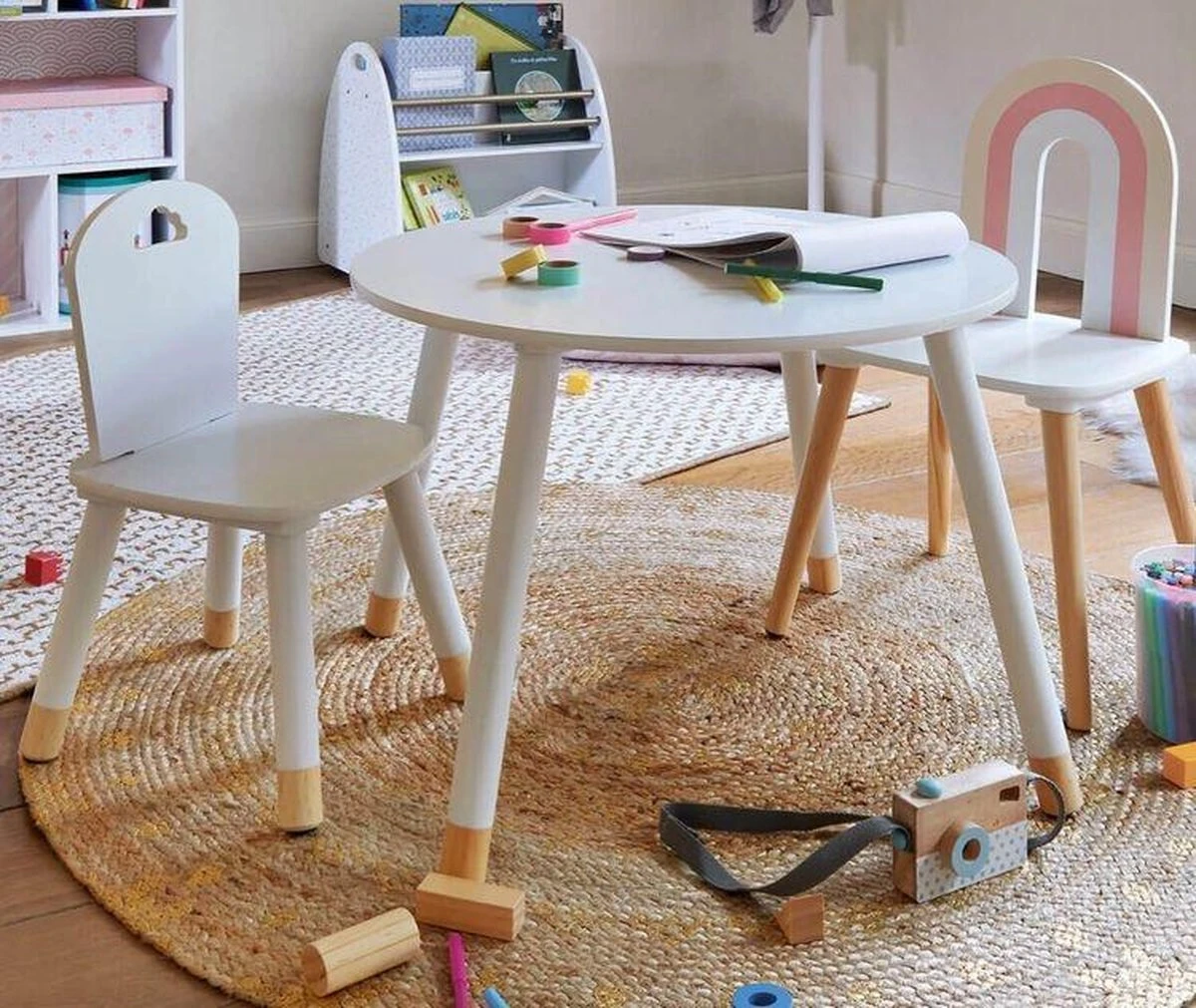 Tafel Voor Kinderen Nuage Wit 10 Tafel Voor Kinderen Nuage Wit - Afbeelding 8