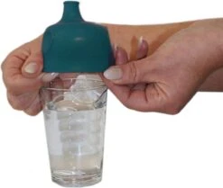 Label Label Sippy Petrol Siliconen Deksel Met Tuit 2 Stuks LL-13672