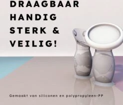 Inaya - Siliconen Borstkolf Handmatig - Handkolf – Stabiele Onderzijde - 90 ML – BPA Vrij -Stokke Verkoop 1200x1020 3