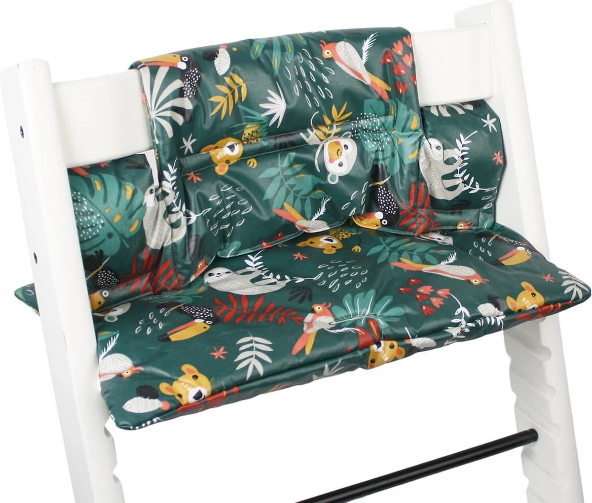 Ukje Stoelverkleiner - Geschikt Voor Stokke Tripp Trapp - Geplastificeerd - Kinderstoel - Kussenset - Groen Aap - Extra Dik 5 Ukje Stoelverkleiner - Geschikt Voor Stokke Tripp Trapp - Geplastificeerd - Kinderstoel - Kussenset - Groen Aap - Extra Dik - Afbeelding 3