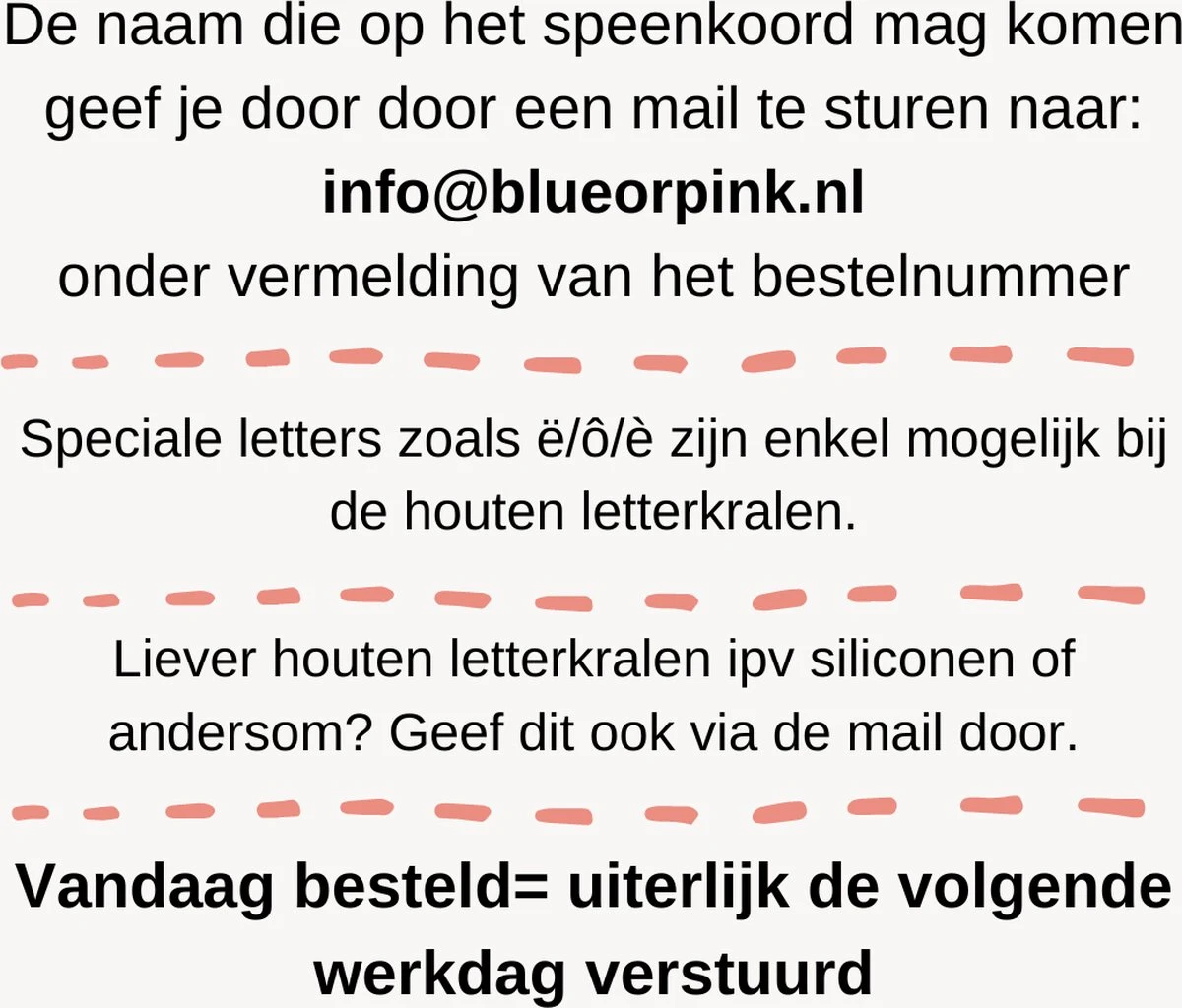 Merkloos Blue Or Pink - Speenkoord Met Naam - Roze Zand Marmer - Met Strik - Meisje 3 Merkloos Blue Or Pink - Speenkoord Met Naam - Roze Zand Marmer - Met Strik - Meisje - Afbeelding 2