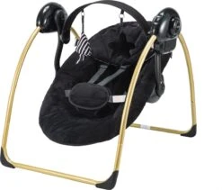 X Adventure Baby Swing Elektrisch & Portable - Black & Gold