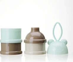 Jinius ® - Melkpoeder Doseerdoosjes - GROEN - Melkpoeder Bewaarbakjes - Melkpoeder Toren - Melkpoederdoos - Dispenser - 3 Lagen - BPA FREE -Stokke Verkoop 1200x1027 7