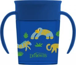 Dr. Brown's Dr Brown's - Cheers 360° Drinkbeker - 6+ Maanden - Blauw - 200ml