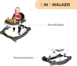 Deryan Luxe Loopstoel - Schommelfunctie -Inclusief Speelset En Dienblad - Bruin -Stokke Verkoop 1200x1032 6