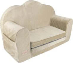 Albero Mio Cloud Sofa Velvet Beige Slaapbank V110