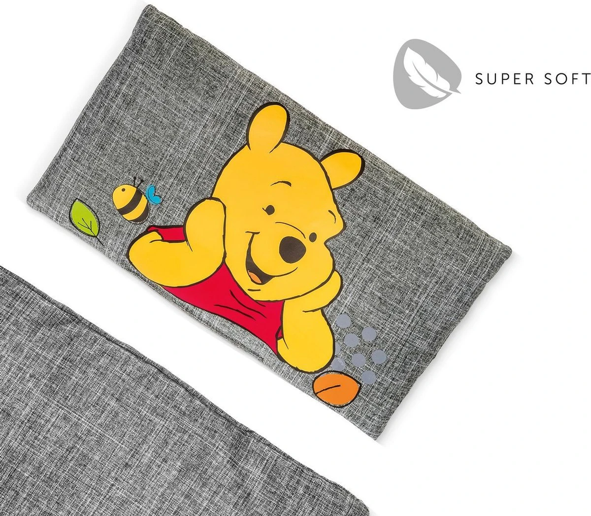 Hauck Deluxe Stoelverkleiner - Pooh Grey 5 Hauck Deluxe Stoelverkleiner - Pooh Grey - Afbeelding 3