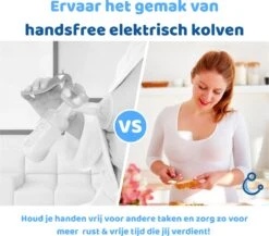 Kolvy® Max Draadloze Elektrische Borstkolf - Dubbel - Intelligente Kolfapparaten - Handsfree Breast Pump - USB Oplaadbaar - Professioneel - Incl. 3 Maten -Stokke Verkoop 1200x1054 10