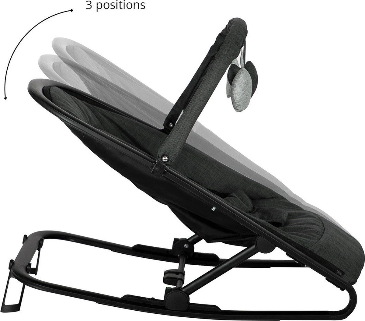 Baninni Wipstoel Lulu Zwart 6 Baninni Wipstoel Lulu Zwart - Afbeelding 4