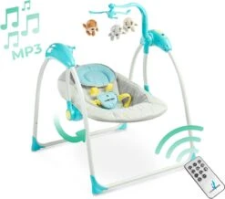 Caretero - Elektrische Schommelstoel Lus Blauw -Stokke Verkoop 1200x1059 4