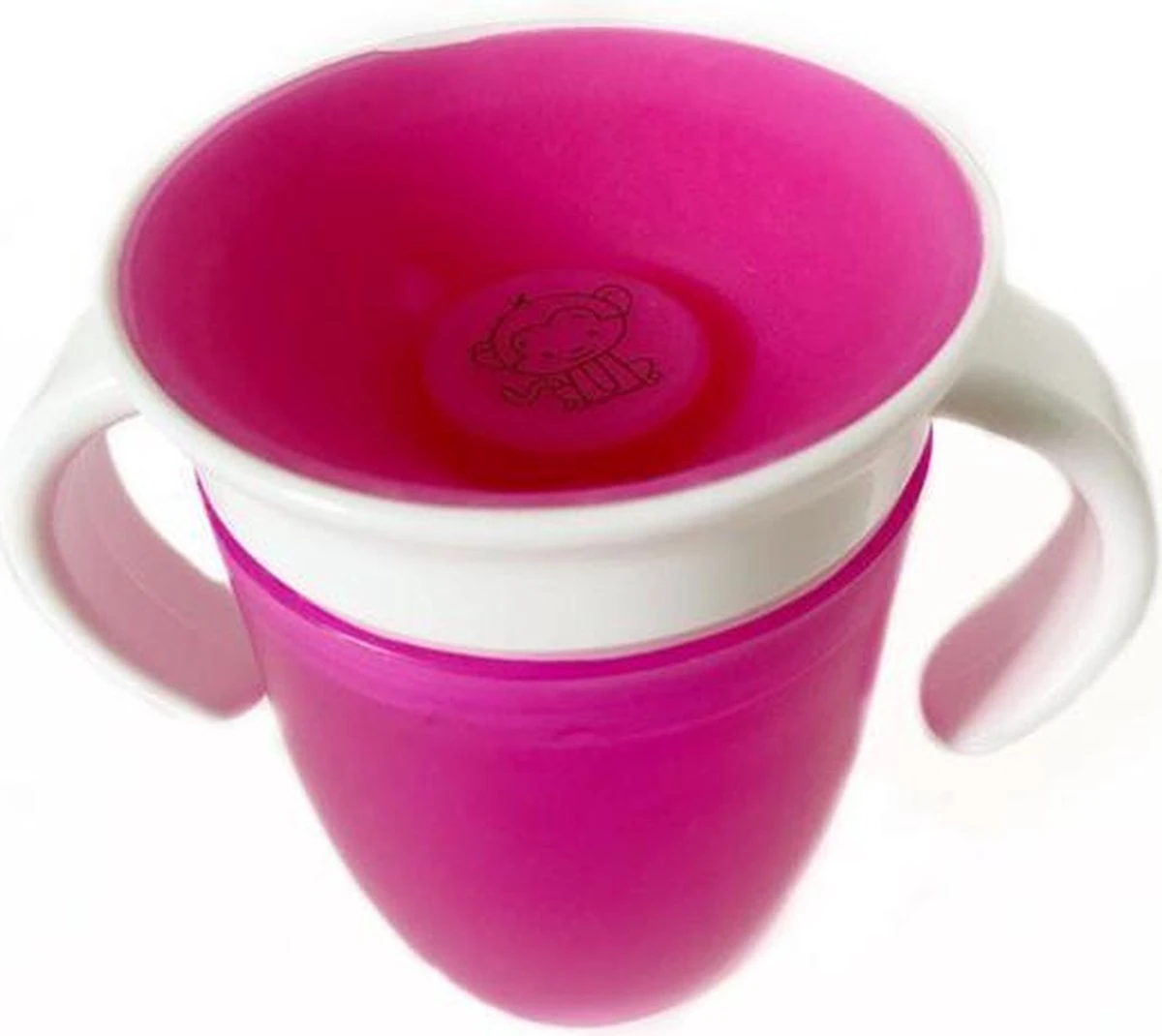 MONKIEZZ Drink Cup | 360 Graden | Antilek Beker | Fuchsia | Oefenbeker 3 MONKIEZZ Drink Cup | 360 Graden | Antilek Beker | Fuchsia | Oefenbeker