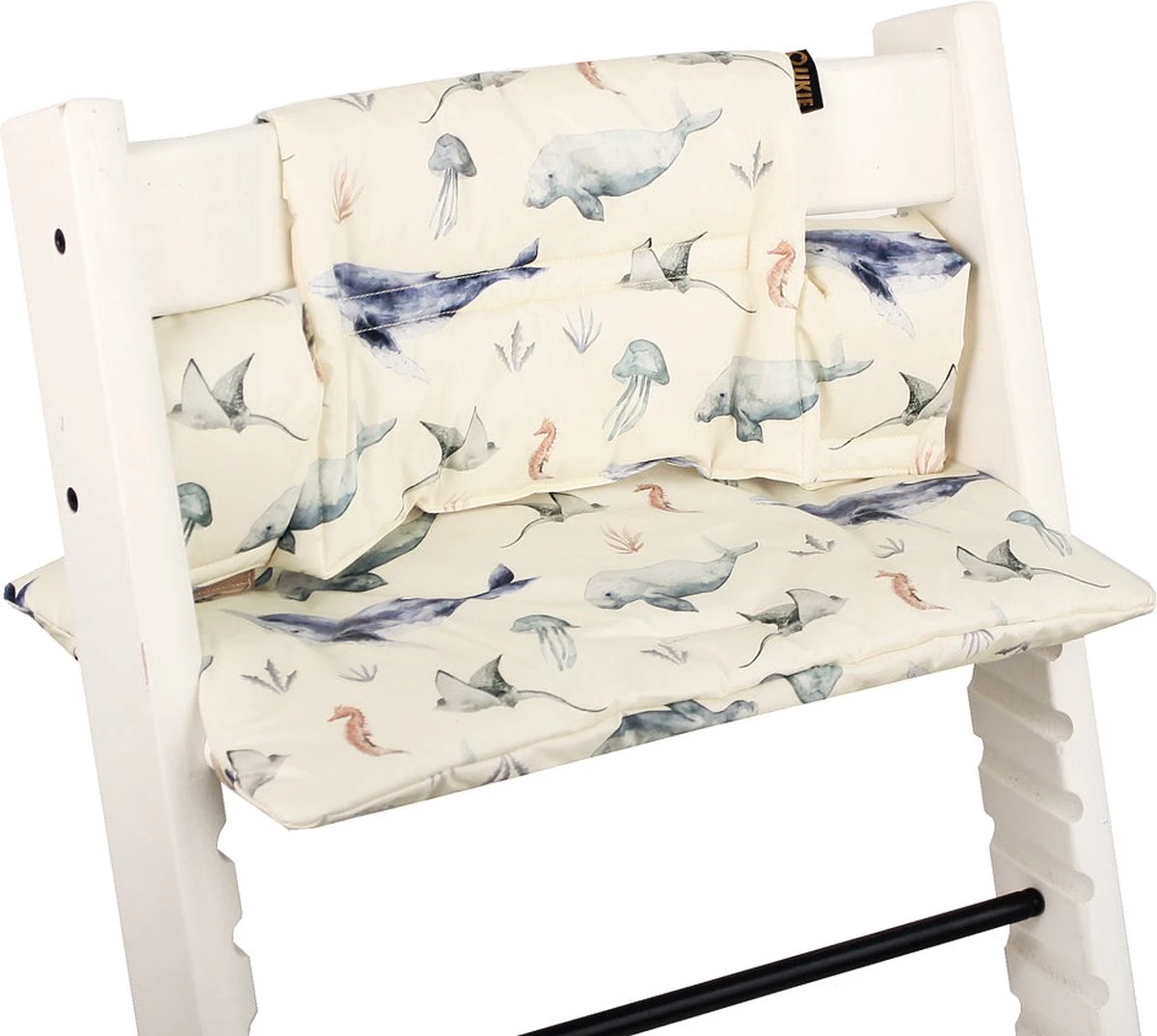 Ukje Stoelverkleiner - Geschikt Voor Stokke Tripp Trapp - Geplastificeerd - Kinderstoel - Kussenset - Wit Walvis - Extra Dik 4 Ukje Stoelverkleiner - Geschikt Voor Stokke Tripp Trapp - Geplastificeerd - Kinderstoel - Kussenset - Wit Walvis - Extra Dik - Afbeelding 2