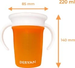 Deryan Luxe Quuby Drinkbeker 360 Trainer - Oefenbeker - Antilekbeker - Grijs -Stokke Verkoop 1200x1077 3