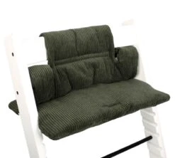 Ukje Stoelverkleiner - Geschikt Voor Stokke Tripp Trapp - Kinderstoel - Kussenset - Groen - Ribstof - Extra Dik -Stokke Verkoop 1200x1080 1
