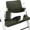 Ukje Stoelverkleiner - Geschikt Voor Stokke Tripp Trapp - Kinderstoel - Kussenset - Groen - Ribstof - Extra Dik -Stokke Verkoop 1200x1080