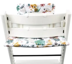 Ukje Stoelverkleiner - Geschikt Voor Stokke Tripp Trapp - Geplastificeerd - Kinderstoel - Kussenset - Wit Aap - Extra Dik -Stokke Verkoop 1200x1080 4