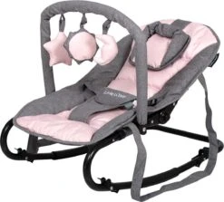 Little World Wipstoel Starwing Grey Pink