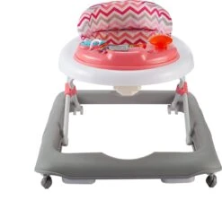 X Adventure Loopstoel / Babywalker Chevron - Inklapbare Loopwagen Met Speelset – Pastel Roze -Stokke Verkoop 1200x1084