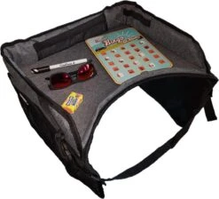 Speeltafel Auto - Autotafeltje - Reistafel Kind - Autostoel Speeltafeltje - KidsPlaza.nl - Grijs