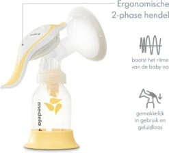 Medela Harmony Borstkolf Kolfapparaat Handkolf - Zonder Stroom Compact -Stokke Verkoop 1200x1089 2