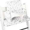 Ukje Stoelverkleiner - Geschikt Voor Stokke Tripp Trapp - Geplastificeerd - Kinderstoel - Kussenset - Wit - Eucalyptus Print - Extra Dik -Stokke Verkoop 1200x1094 2