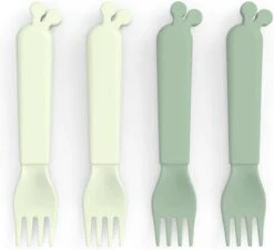 Done By Deer Raffi Vork Set Green 4 Stuks -Stokke Verkoop 1200x1100 1
