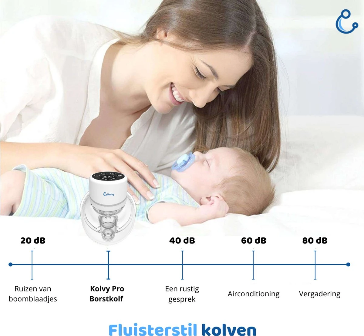 Kolvy® Pro Draadloze Elektrische Borstkolf - Intelligente Kolfapparaten - Handsfree Breast Pump - 4 Modes & 12 Levels - USB Oplaadbaar - NIEUW - Professioneel - LED Scherm - Incl. 3 Maten 15 Kolvy® Pro Draadloze Elektrische Borstkolf - Intelligente Kolfapparaten - Handsfree Breast Pump - 4 Modes & 12 Levels - USB Oplaadbaar - NIEUW - Professioneel - LED Scherm - Incl. 3 Maten - Afbeelding 13