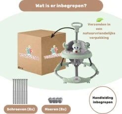 Young Star® Loopstoel - Baby Loopwagen – Loopstoeltje Baby - Looptrainer - Leren Lopen - Inclusief Voetenmat En Steel - Babywalker 19 Young Star® Loopstoel - Baby Loopwagen – Loopstoeltje Baby - Looptrainer - Leren Lopen - Inclusief Voetenmat En Steel - Babywalker -Stokke Verkoop 1200x1112 6