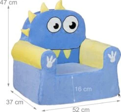 Relaxdays Kinderfauteuil Zacht - Fauteuil Kinderen - Mini Bankje - Jongens - Meisjes - A -Stokke Verkoop 1200x1114