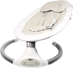 Tryco Hugg Swing Babyschommel - Zilver/Wit - Draaibare Babyswing - Met Muziek -Stokke Verkoop 1200x1120 1