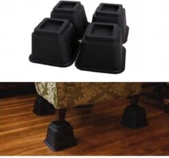 LuxeBass 4x Bedverhogers | Bedklossen | Meubelverhogers | Stoelverhogers | Max. 600 Kg - LB637 21 LuxeBass 4x Bedverhogers | Bedklossen | Meubelverhogers | Stoelverhogers | Max. 600 Kg - LB637 -Stokke Verkoop 1200x1120