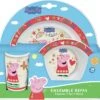 Kinder Ontbijt Set Peppa Pig 3-delig Van Kunststof - Bord - Kom - Beker -Stokke Verkoop 1200x1122 1