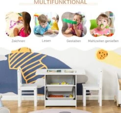 HOMCOM Kindersuite Met 2 Stoelen En Tafel 312-054 -Stokke Verkoop 1200x1122