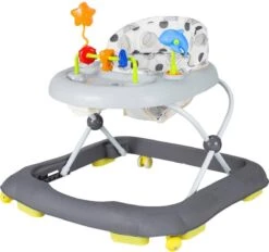 Cabino Inklapbare Loopstoel Met Speelset Grijs
