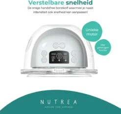 Nutrea EasyFlow 2 Stuks – Elektrische Draadloze Borstkolf 24 Mm – Handsfree Borstkolf – Oplaadbare Accu – Snelheid Aanpasbaar -Stokke Verkoop 1200x1131 6