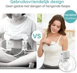Elektrische Dubbele Borstkolf - Handsfree & Draadloos - Incl. 5 Moedermelk Bewaarzakjes - Electrisch - BPA Vrij 11 Elektrische Dubbele Borstkolf - Handsfree & Draadloos - Incl. 5 Moedermelk Bewaarzakjes - Electrisch - BPA Vrij -Stokke Verkoop 1200x1134 3