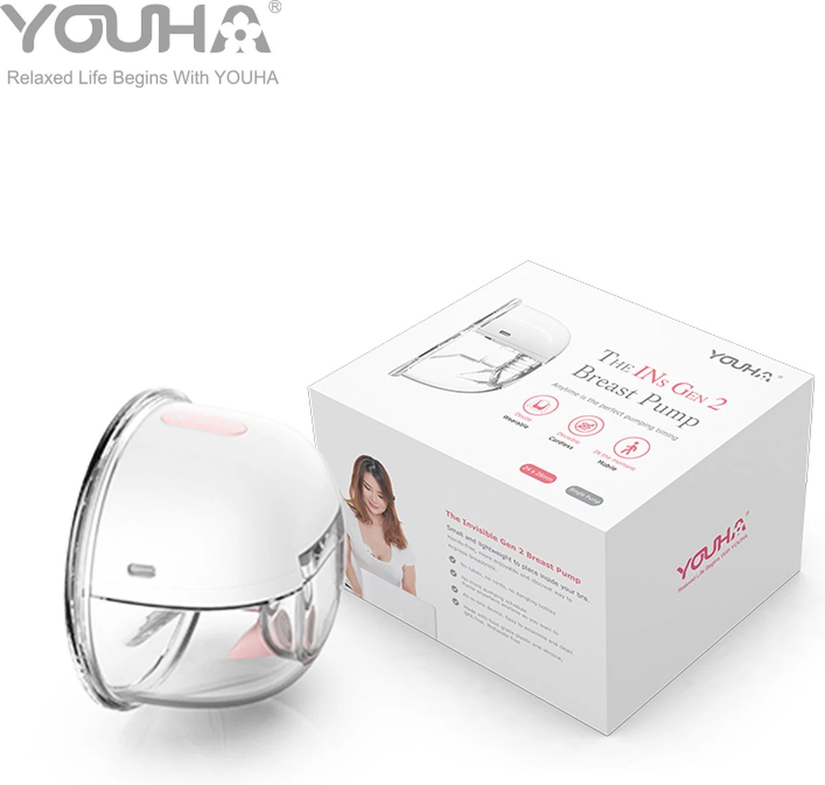 Youha® GEN2 - Draadloze Borstkolven - Draagbare Borstkolf - Borstkolven - Nieuwe Handsfree Borstkolf - Handenvrij Borstkolf - Breast Milk - BPA Vrij 9 Youha® GEN2 - Draadloze Borstkolven - Draagbare Borstkolf - Borstkolven - Nieuwe Handsfree Borstkolf - Handenvrij Borstkolf - Breast Milk - BPA Vrij - Afbeelding 7