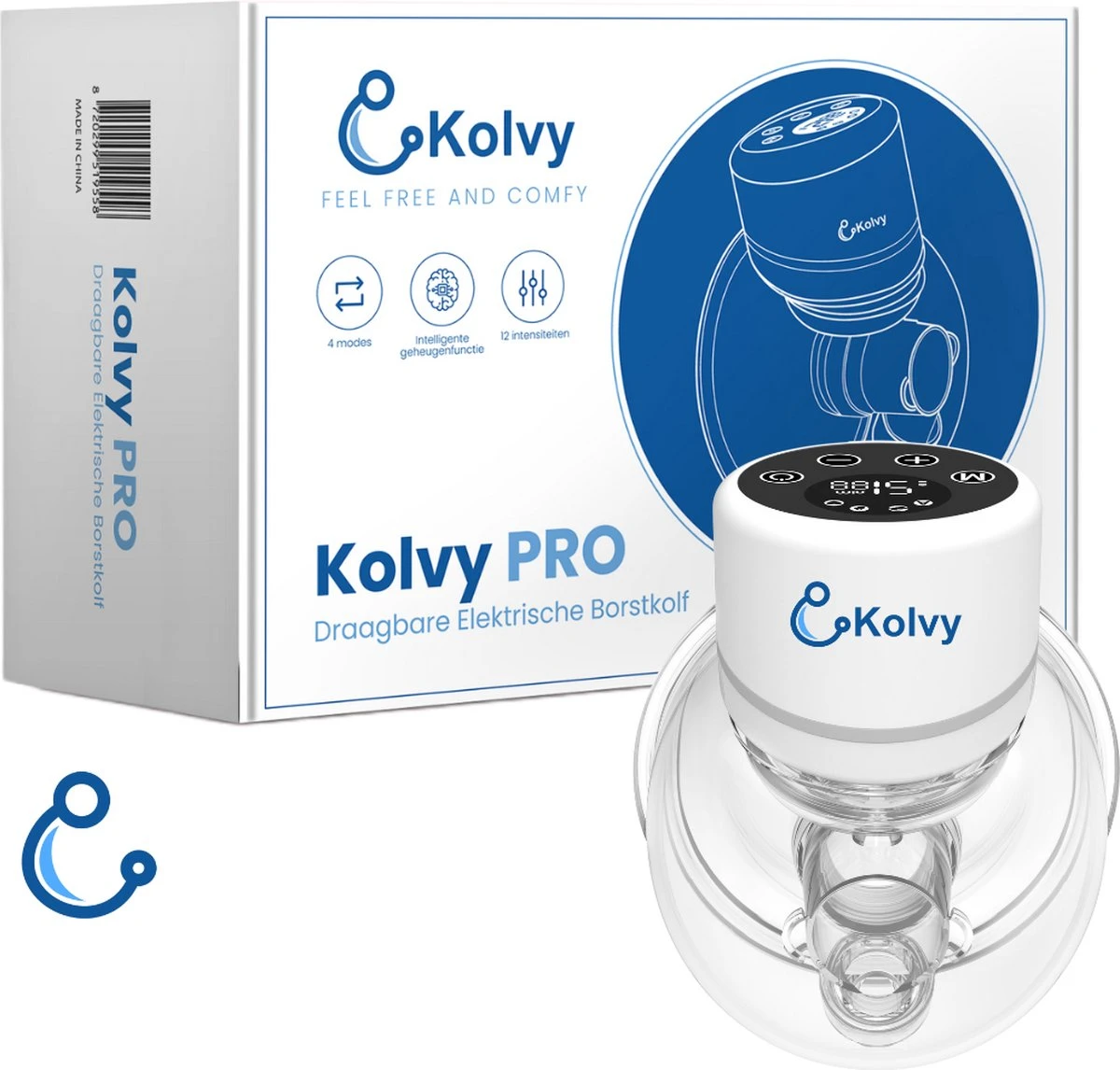Kolvy® Pro Draadloze Elektrische Borstkolf - Intelligente Kolfapparaten - Handsfree Breast Pump - 4 Modes & 12 Levels - USB Oplaadbaar - NIEUW - Professioneel - LED Scherm - Incl. 3 Maten 17 Kolvy® Pro Draadloze Elektrische Borstkolf - Intelligente Kolfapparaten - Handsfree Breast Pump - 4 Modes & 12 Levels - USB Oplaadbaar - NIEUW - Professioneel - LED Scherm - Incl. 3 Maten - Afbeelding 15