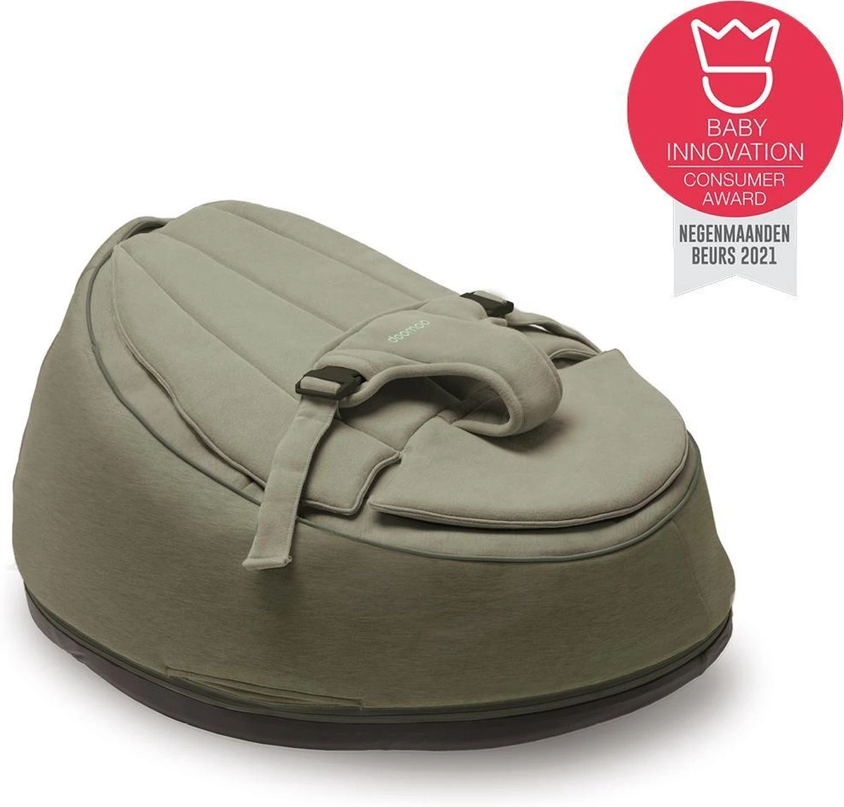 Doomoo - Seat'n Swing - Meegroeiende Poef En Schommelstoel - Kaki 3 Doomoo - Seat'n Swing - Meegroeiende Poef En Schommelstoel - Kaki