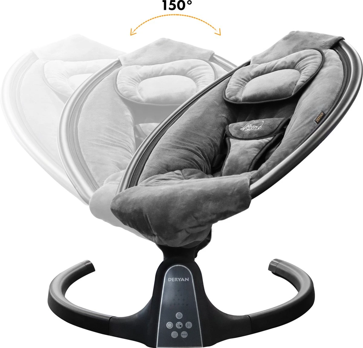 Deryan Baby Elektrische Wipstoel - Schommelstoel - Bluetoothfunctie,Speaker En Afstandsbediening 8 Deryan Baby Elektrische Wipstoel - Schommelstoel - Bluetoothfunctie,Speaker En Afstandsbediening - Afbeelding 6