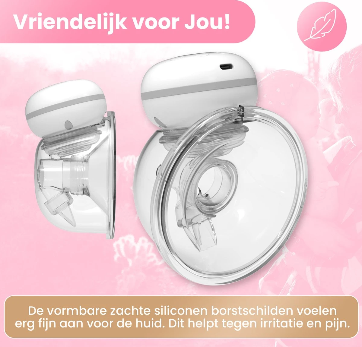 Hunnybunny® Dubbele Borstkolf Electrisch – 12 Standen – Borstkolf Handsfree Kolven - 2x 180 Ml 7 Hunnybunny® Dubbele Borstkolf Electrisch – 12 Standen – Borstkolf Handsfree Kolven - 2x 180 Ml - Afbeelding 5
