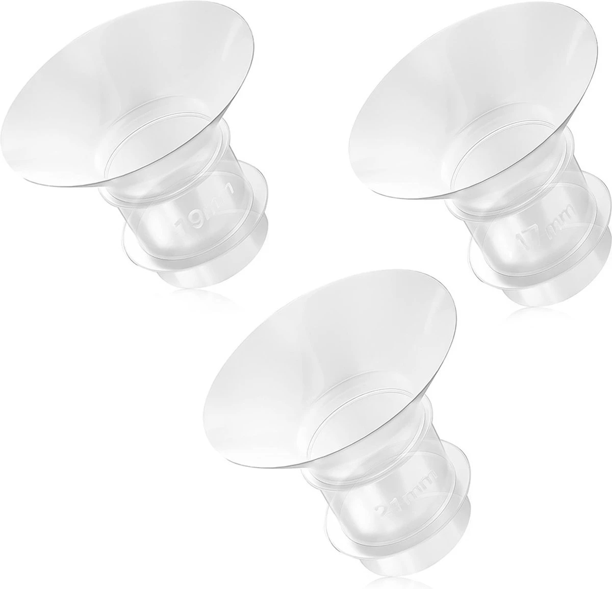 Merkloos Borstschildverkleiners - Elektrische Draadloze Borstkolf Verkleiners – Borstkolven – BPA Vrij - 17mm 19mm 21mm – Borstvoeding – Set Van 3 Stuks 3 Merkloos Borstschildverkleiners - Elektrische Draadloze Borstkolf Verkleiners – Borstkolven – BPA Vrij - 17mm 19mm 21mm – Borstvoeding – Set Van 3 Stuks