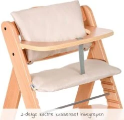 Hauck Alpha Plus Kinderstoel - Newborn Set - Natural / Beige -Stokke Verkoop 1200x1156
