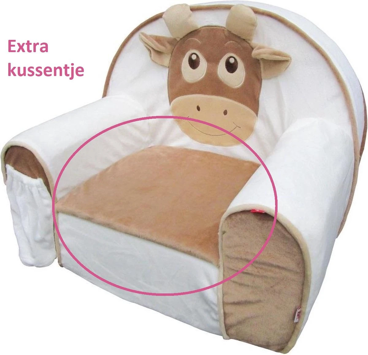 Steff - Swissy - Koe - Kinderzetel - 1 Tot 4 Jaar - Zachte Pluche - Extra Kussentje 4 Steff - Swissy - Koe - Kinderzetel - 1 Tot 4 Jaar - Zachte Pluche - Extra Kussentje - Afbeelding 2