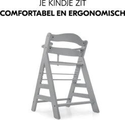 Hauck Alpha+ Kinderstoel - Grijs -Stokke Verkoop 1200x1158