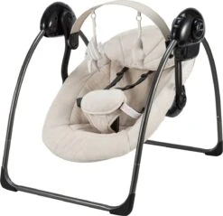 X Adventure Baby Swing Elektrisch & Portable - Nougat