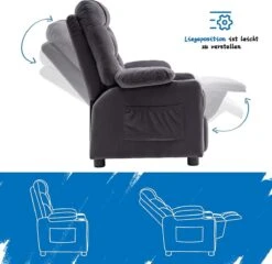 Luxe Kinder Relaxstoel - Kinderstoel - Ligfunctie - Chill Stoel - Televisie Stoel - Kindersofa - 72 X 66 X 87 Cm -Stokke Verkoop 1200x1165 3