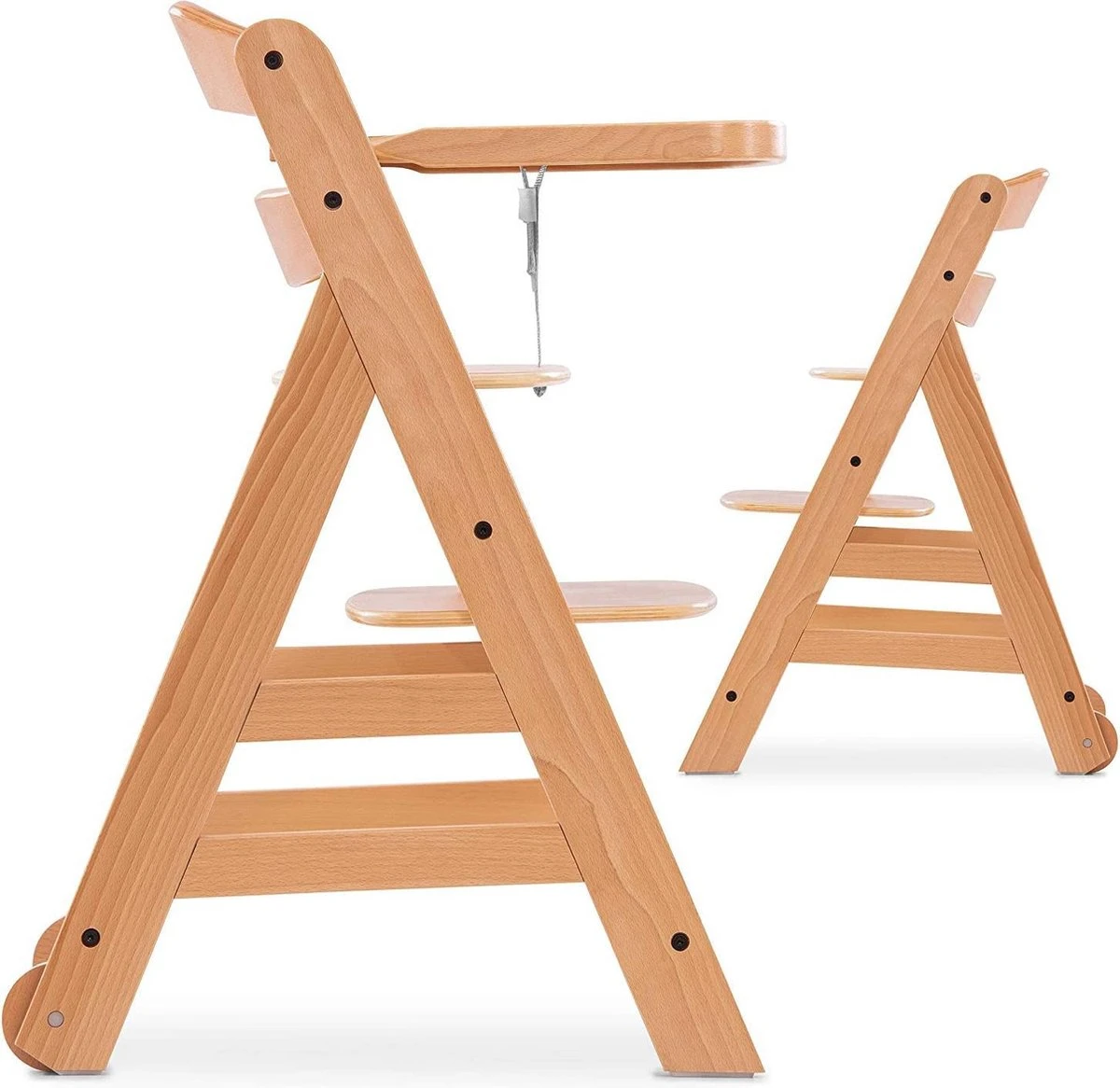 Hauck Kinderstoel Alpha Move - Met Eettafeltje - Hout 10 Hauck Kinderstoel Alpha Move - Met Eettafeltje - Hout - Afbeelding 8