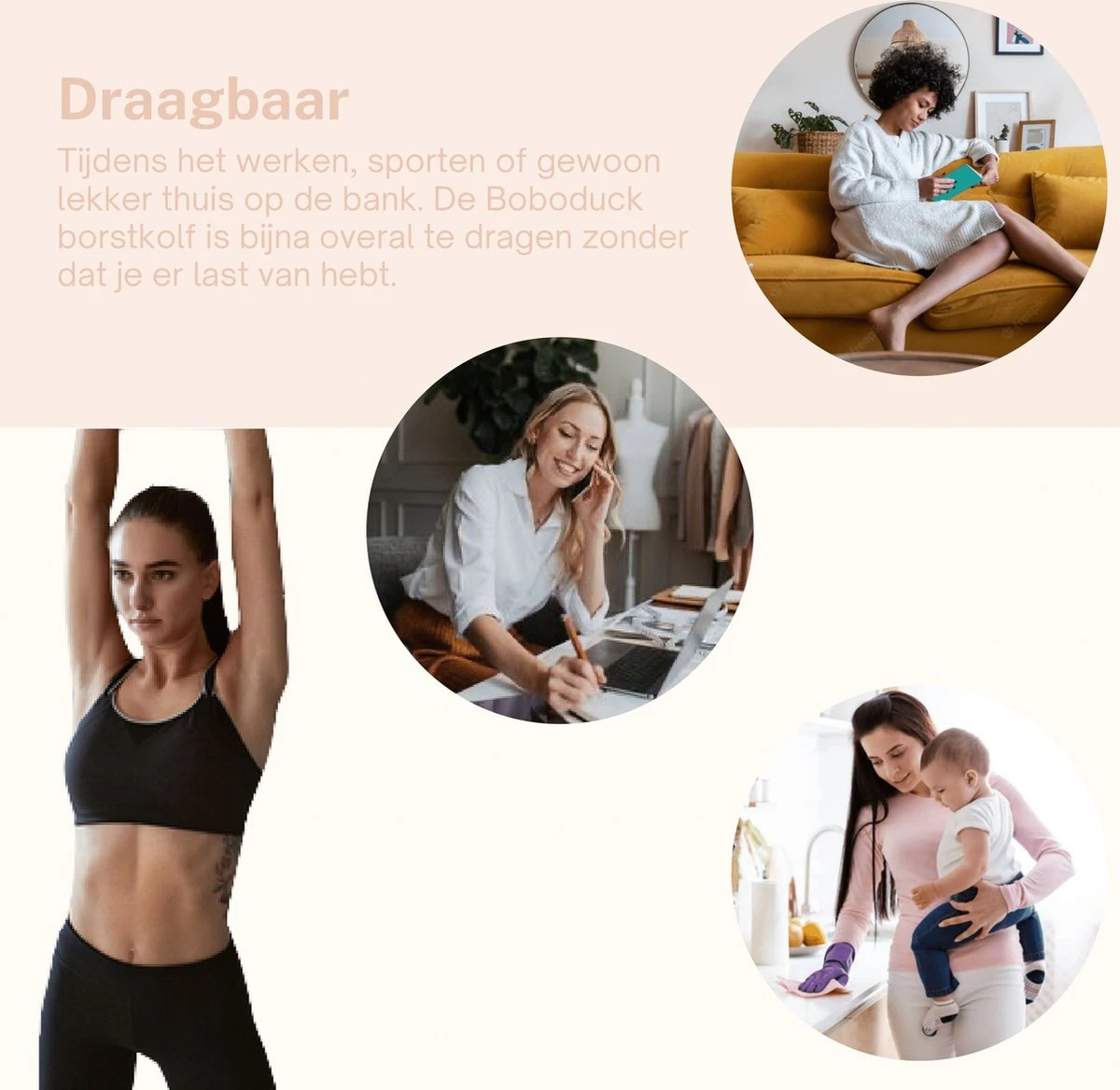 Elektrische Draadloze Borstkolf - Handsfree & Draagbaar – BPA-Vrij - Incl. 30 Moedermelkbewaarzakjes & Borstvoeding E-Book 15 Elektrische Draadloze Borstkolf - Handsfree & Draagbaar – BPA-Vrij - Incl. 30 Moedermelkbewaarzakjes & Borstvoeding E-Book - Afbeelding 13