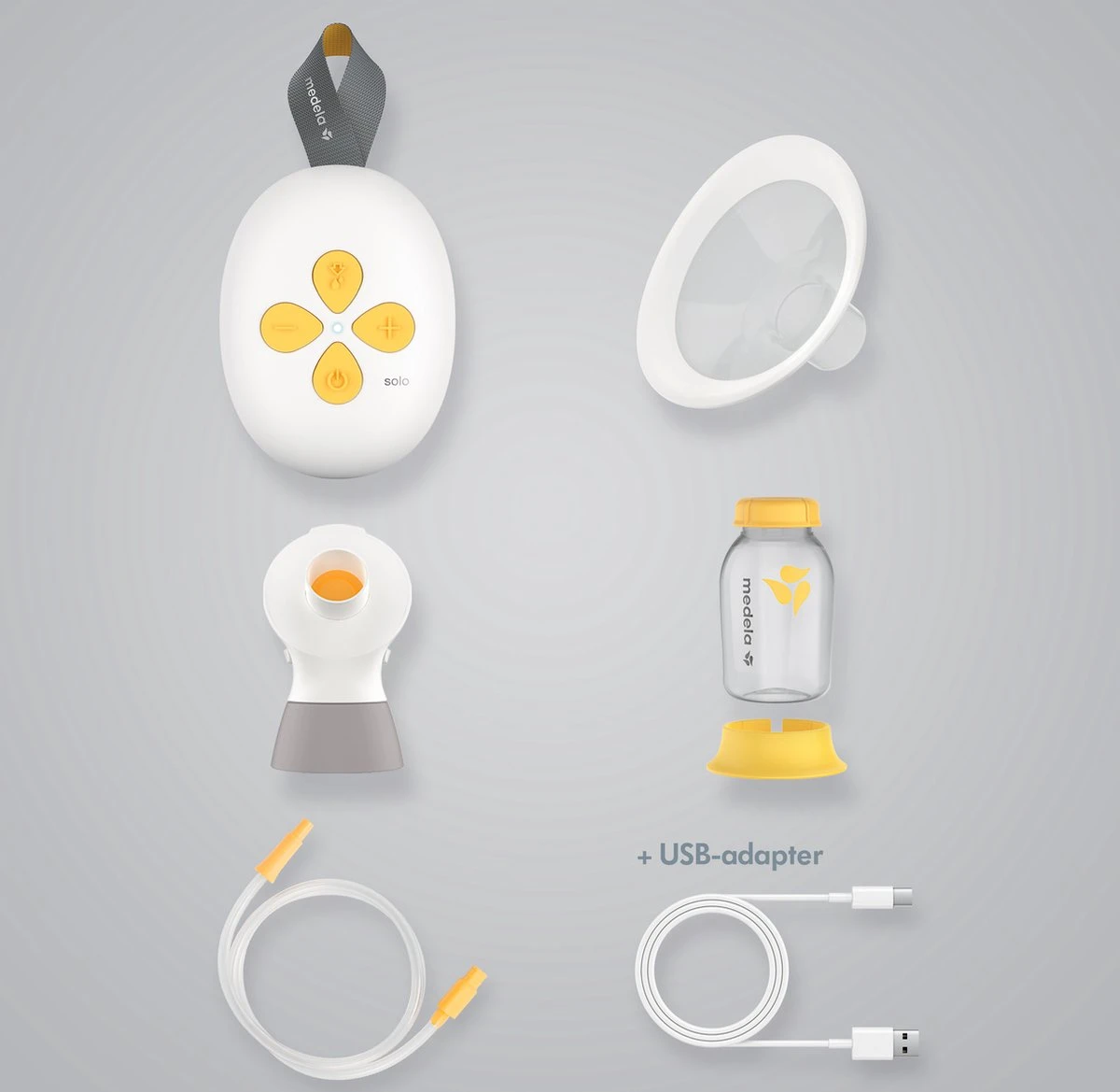 Medela Solo Borstkolf Kolfapparaat NIEUW Enkele Elektrische Kolf Compact En Licht - Oplaadbare Accu - USB Lader 6 Medela Solo Borstkolf Kolfapparaat NIEUW Enkele Elektrische Kolf Compact En Licht - Oplaadbare Accu - USB Lader - Afbeelding 4